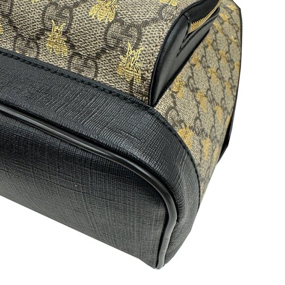 GUCCI Beige Coated Canvas Backpack - Picture 7 of 10